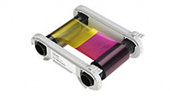 Полноцветная лента (YMCKO) на 500 оттисков с чистящим роликом; для принтера Advent SOLID 700 в Смоленске