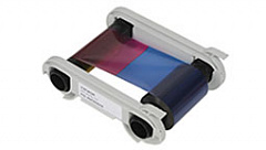 Полноцветная лента (YMCKOK) для двусторонней печати на 500 оттисков с чистящим роликом в Смоленске
